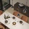 Lampa wisząca szklana czarna MOD227PL-01B z serii Ros - Lampy Maytoni