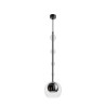 Lampa wisząca szklana czarna MOD227PL-01B z serii Ros - Lampy Maytoni