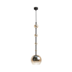 Lampa wisząca szklana czarna MOD227PL-01B1 z serii Ros - Lampy Maytoni