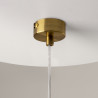 Lampa wisząca szklana mosiężna MOD227PL-01BS z serii Ros - Lampy Maytoni
