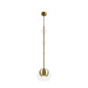 Lampa wisząca szklana mosiężna MOD227PL-01BS z serii Ros - Lampy Maytoni