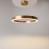 Lampa wisząca akrylowa mosiężna MOD415PL-L45BS4K z serii Saturno - Lampy Maytoni