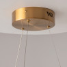 Lampa wisząca akrylowa mosiężna MOD415PL-L45BS4K z serii Saturno - Lampy Maytoni