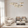 Lampa wisząca akrylowa mosiężna MOD415PL-L45BS4K z serii Saturno - Lampy Maytoni