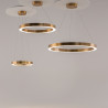 Lampa wisząca akrylowa mosiężna MOD415PL-L60BS4K z serii Saturno - Lampy Maytoni