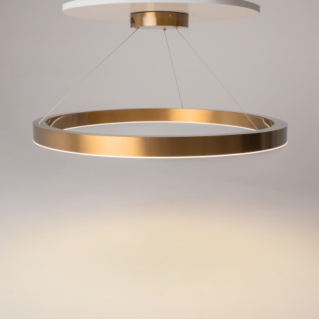 Lampa wisząca akrylowa mosiężna MOD415PL-L60BS4K z serii Saturno - Lampy Maytoni