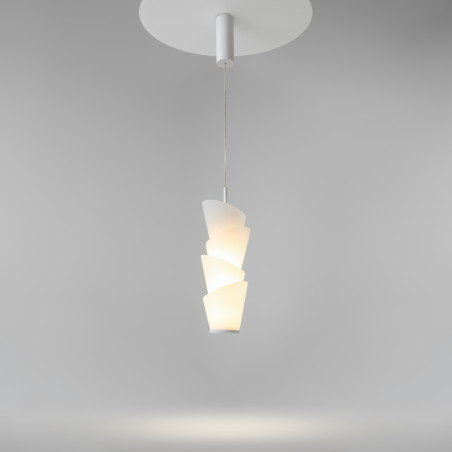 Lampa wisząca szklana biała MOD374PL-L28W3K z serii Seoul - Lampy Maytoni