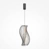 Lampa wisząca akrylowa czarna MOD263PL-L20B3K z serii Shadows of the past - Lampy Maytoni