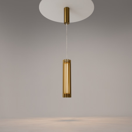 Lampa wisząca szklana mosiężna MOD410PL-L12BS3K z serii Sonata - Lampy Maytoni