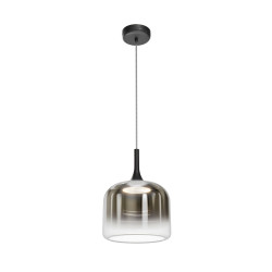 Lampa wisząca szklana czarna MOD286PL-L18B3K z serii Spirito - Lampy Maytoni