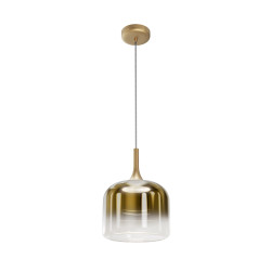 Lampa wisząca szklana złota MOD286PL-L18G3K z serii Spirito - Lampy Maytoni