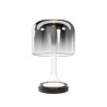 Lampa stołowa szklana czarna MOD286TL-L18B3K z serii Spirito - Lampy Maytoni