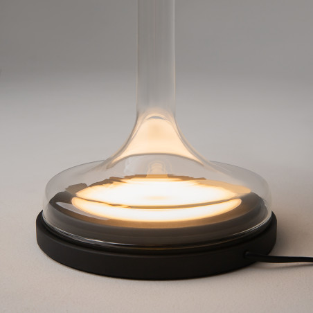 Lampa stołowa szklana czarna MOD286TL-L18B3K z serii Spirito - Lampy Maytoni
