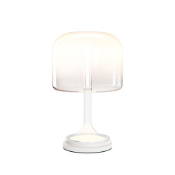 Lampa stołowa szklana biała MOD286TL-L18W3K z serii Spirito - Lampy Maytoni