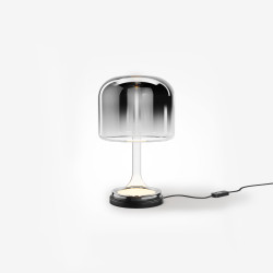 Lampa stołowa szklana czarna MOD286TL-L8B3K z serii Spirito - Lampy Maytoni