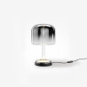 Lampa stołowa szklana czarna MOD286TL-L8B3K z serii Spirito - Lampy Maytoni