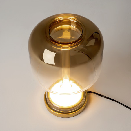 Lampa stołowa szklana złota MOD286TL-L8G3K z serii Spirito - Lampy Maytoni