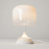Lampa stołowa szklana biała MOD286TL-L8W3K z serii Spirito - Lampy Maytoni