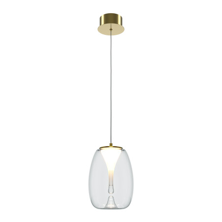 Lampa wisząca szklana złota MOD282PL-L8G3K1 z serii Splash - Lampy Maytoni