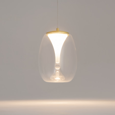 Lampa wisząca szklana złota MOD282PL-L8G3K1 z serii Splash - Lampy Maytoni
