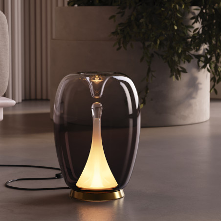 Lampa stołowa szklana złota MOD282TL-L15G3K z serii Splash - Lampy Maytoni