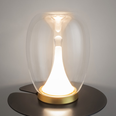 Lampa stołowa szklana złota MOD282TL-L15G3K1 z serii Splash - Lampy Maytoni