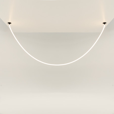 Lampa wisząca silikonowa czarna MOD146PL-L40B3K z serii Tau - Lampy Maytoni
