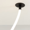 Lampa wisząca silikonowa czarna MOD146PL-L40B3K z serii Tau - Lampy Maytoni