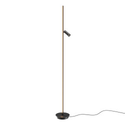 Lampa podłogowa metalowa czarna MOD395FL-L28B3K z serii Thin - Lampy Maytoni