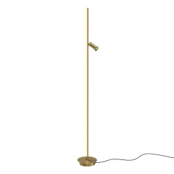Lampa podłogowa metalowa mosiężna MOD395FL-L28BS3K z serii Thin - Lampy Maytoni