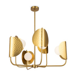 Lampa wisząca szklana mosiężna 6-punktowa MOD164PL-06BS z serii Tropic - Lampy Maytoni