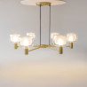 Lampa wisząca szklana złota 6-punktowa MOD411PL-06G z serii Vision - Lampy Maytoni