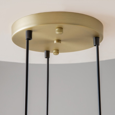 Lampa wisząca szklana złota 6-punktowa MOD411PL-06G z serii Vision - Lampy Maytoni