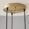 Lampa wisząca szklana złota 6-punktowa MOD411PL-06G z serii Vision - Lampy Maytoni