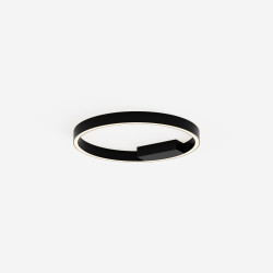 Plafon silikonowy czarny MOD058CL-L25BK z serii Rim - Lampy Maytoni