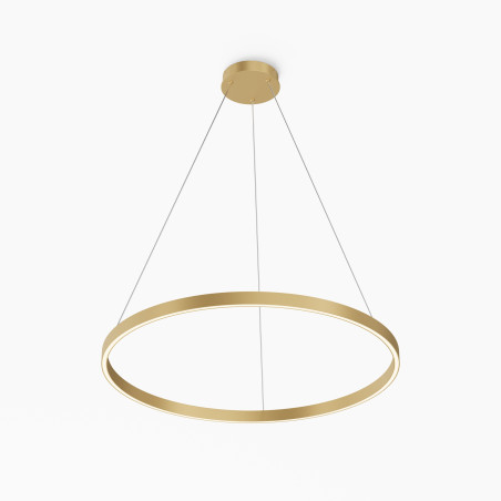 Lampa wisząca silikonowa mosiężna MOD058PL-L42BSK z serii Rim - Lampy Maytoni