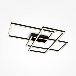 Plafon akrylowy czarny MOD015CL-L80B z serii Line - Lampy Maytoni