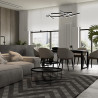 Lampa wisząca akrylowa czarna 6-punktowa MOD016PL-L75B z serii Line - Lampy Maytoni