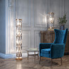 Lampa podłogowa kryształowa złota 8-punktowa MOD043FL-08G z serii Puntes - Lampy Maytoni