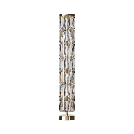 Lampa podłogowa kryształowa złota 8-punktowa MOD043FL-08G z serii Puntes - Lampy Maytoni