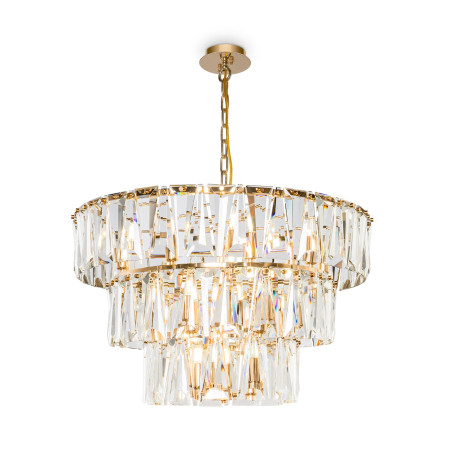 Lampa wisząca kryształowa złota 18-punktowa MOD043PL-18G z serii Puntes - Lampy Maytoni