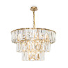 Lampa wisząca kryształowa złota 18-punktowa MOD043PL-18G z serii Puntes - Lampy Maytoni