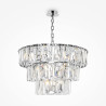 Lampa wisząca kryształowa chromowana 18-punktowa MOD043PL-18CH z serii Puntes - Lampy Maytoni