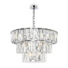 Lampa wisząca kryształowa chromowana 18-punktowa MOD043PL-18CH z serii Puntes - Lampy Maytoni