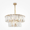 Lampa wisząca kryształowa złota 12-punktowa MOD043PL-12G z serii Puntes - Lampy Maytoni