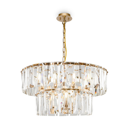 Lampa wisząca kryształowa złota 12-punktowa MOD043PL-12G z serii Puntes - Lampy Maytoni