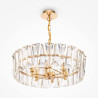 Lampa wisząca kryształowa złota 6-punktowa MOD043PL-06G z serii Puntes - Lampy Maytoni