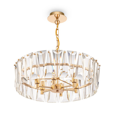 Lampa wisząca kryształowa złota 6-punktowa MOD043PL-06G z serii Puntes - Lampy Maytoni