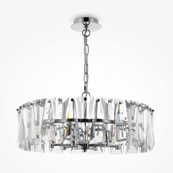 Lampa wisząca kryształowa chromowana 6-punktowa MOD043PL-06CH z serii Puntes - Lampy Maytoni