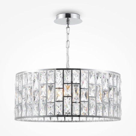 Lampa wisząca kryształowa chromowana 4-punktowa MOD184-PL-04-CH z serii Gelid - Lampy Maytoni